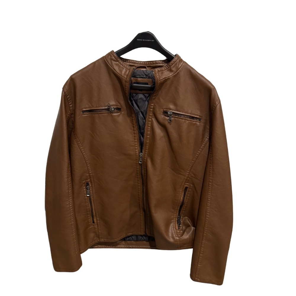Faux leather jacket
